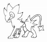 Pokemon Coloring Pages Luxray Luxio Lineart Sketch Riolu Colouring Pokémon Pikachu Sinnoh Milotic Shiny Thats Gotta Done Now Deviantart Choose sketch template