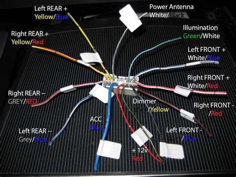 stereo wire harness diagram