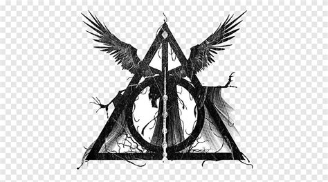 Illustration De Triangle Noir Et Gris Harry Potter Et Les Reliques De