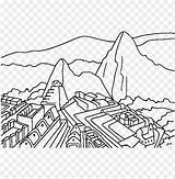 Machu Picchu Dibujos Biologia Faciles Toppng sketch template