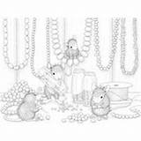 Coloring Pages Mouse Stamps Digi House Printable Pattern Book Colouring Relaxing Sheets Color Volwassenen Kleuren Voor sketch template