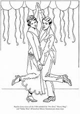 Gatsby Roaring Twenties Fashions Dover Doverpublications sketch template