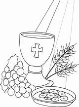Communion Coloring Pages First Printable Holy Eucharist Getdrawings Sheets Choose Board Boys sketch template