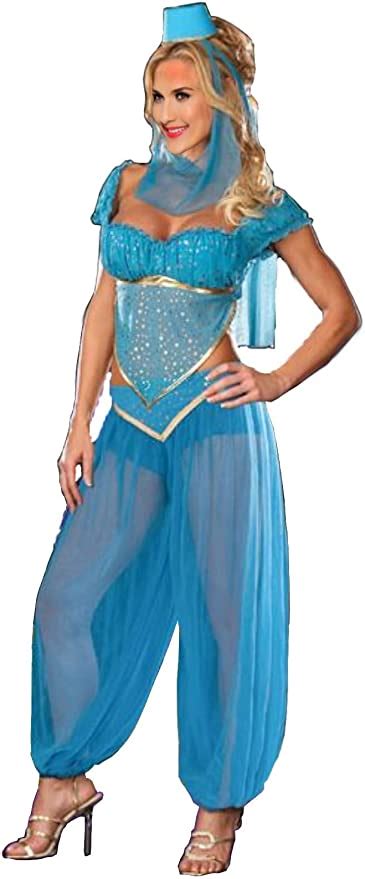 Arabian Costume Women S 2xl Sexy Adult Genie Belly Dancer Arabian