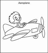 Coloring Airplane Pages Pilot Ticket Print Printable Procoloring Kids Color Book Getcolorings Rescuers Sheet sketch template
