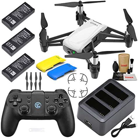 tello drone quadcopter boost combo    batteries charging hub gamesir td remote