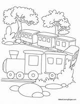 Choo Coloring Train Pages Getcolorings sketch template