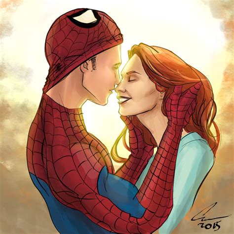 spider man and mary jane by randomality85 on deviantart