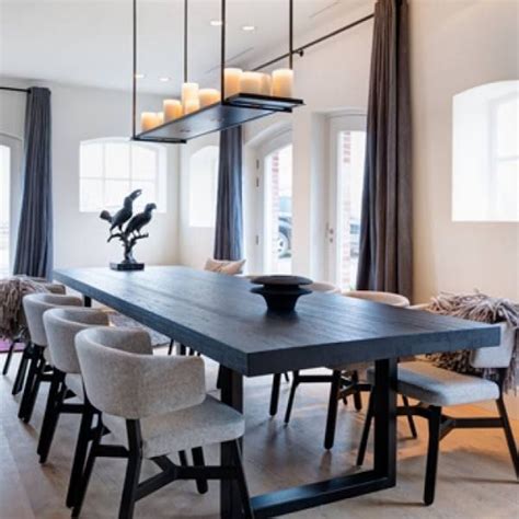 elegant modern dining table design ideas  homyhomee