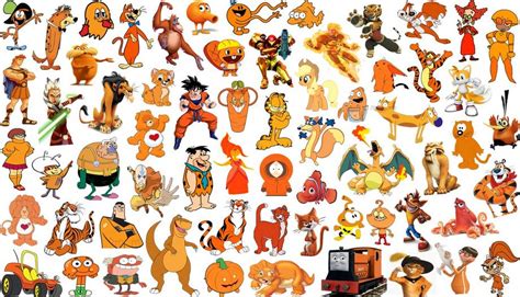 click  orange cartoon characters quiz  ddd