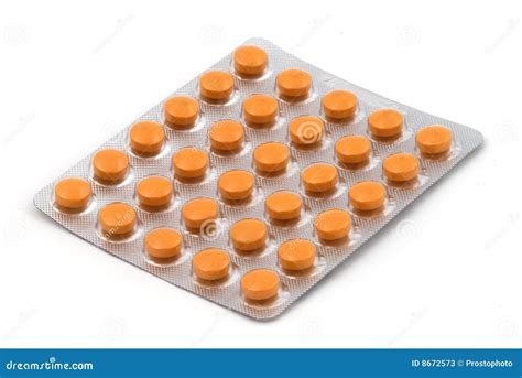 tablets   blister pack stock  image
