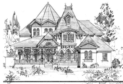 victorian houses coloring pages   print