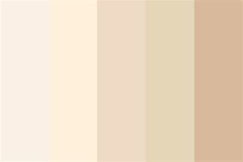 beige light color palette