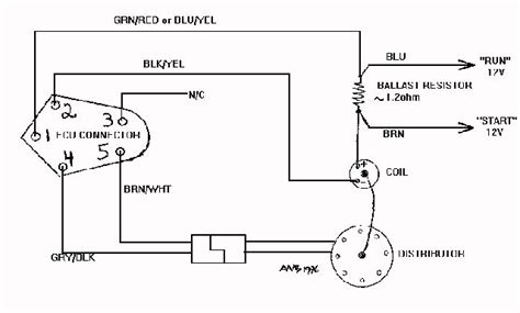 wiring diagram  electronic ignition
