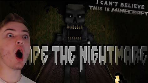 scariest minecraft map  escape  nightmare youtube