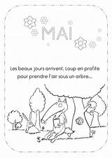 Loup Mois Coloriage Maternelle Moyen Classe Greatestcoloringbook Tit Juin Enregistrée 1754 1240 sketch template