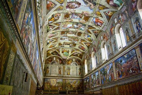 sistine chapel history paintings  visitors guide   world