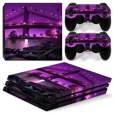 purple bridge ps pro console skins ps pro console skins consoleskins