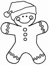 Gingerbread Man Christmas Coloring Men Template Pages Printables Digital Stamp Printable Clipart Crafts Drawing Sheets Templates Worksheets Cookies Janesdoodles Cutout sketch template