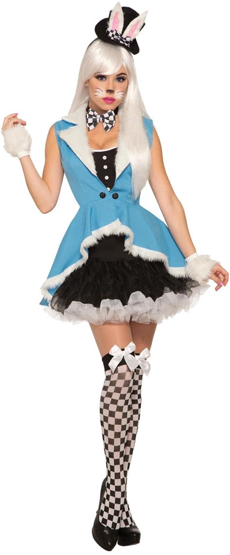 white bunny adult costume