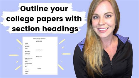 papers  subheadings quick answer musicbykatiecom