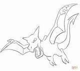 Coloring Aerodactyl Pokemon Pages Printable Rattata Book Print Explore Info Drawing sketch template