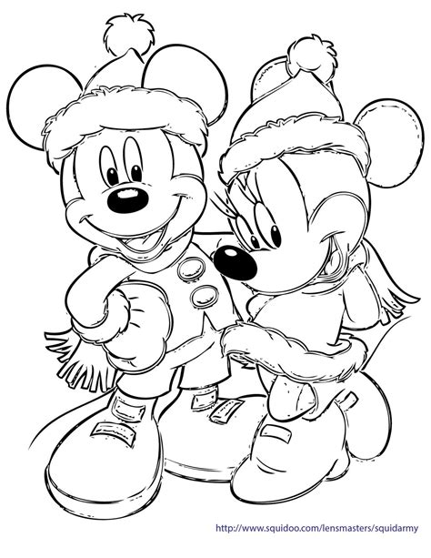 minnie mouse christmas coloring pages  getcoloringscom