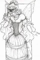 Coloring Masquerade Pages Gown Adult Book Designlooter Printable Fairy Fantasy Cakes Choose Board Carnaval Coloriage 666px 93kb Cool Uploaded User sketch template