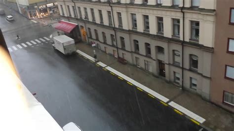 rainthunder storm  stockholm sweden youtube