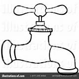 Faucet Clipart Water Drawing Illustration Toon Hit Royalty Rf Getdrawings Clipartmag sketch template