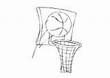Coloring Basketball Pages Hoop Comment Logged Must Post sketch template