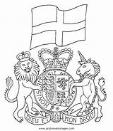Wappen Ausmalen Angleterre Inghilterra Colorear Escudo Disegni Nazioni Bretagna Malvorlage Bandiere Flaggen Escudos Ritterwappen Monarchy Bahamas Niue Geografie Categoria Midisegni sketch template