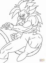 Ssj4 Coloring Dragon Ball Pages Vegeta Anime Comments Categories sketch template