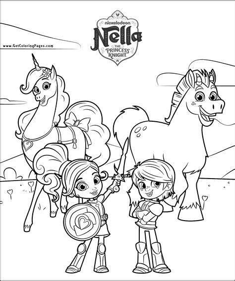 princess  knight coloring pages  getdrawings