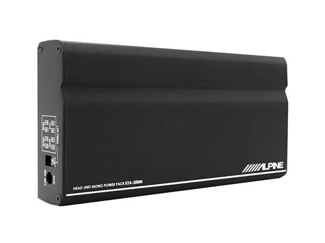 alpine kta  mono power pack amplifier  powerstack capability dynamic peak power