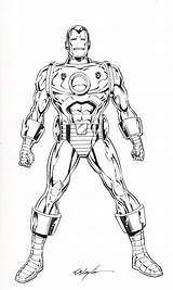 Layton Ironman sketch template
