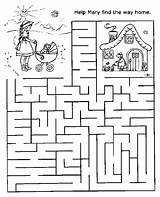 Easy Maze Print Mazes Printable Kids Coloring Pages sketch template