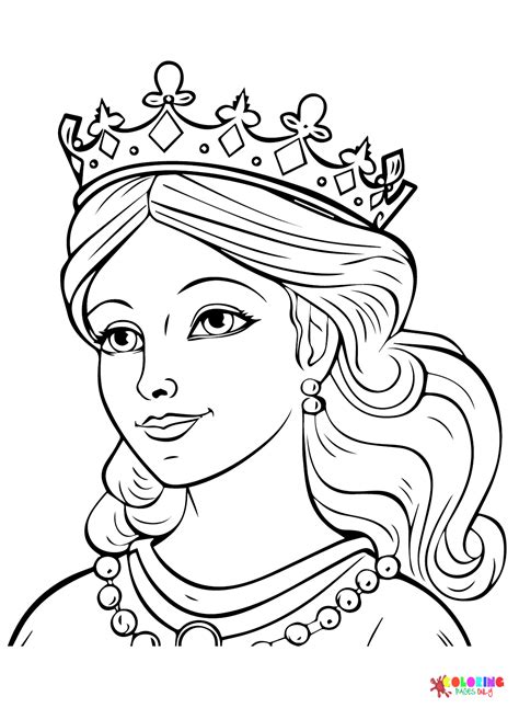 queen coloring pages  printable coloring pages