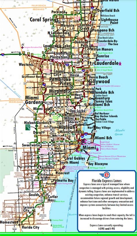 florida city maps street maps   towns  cities