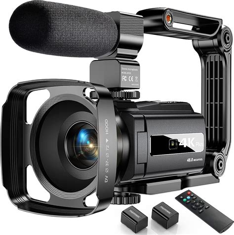 amazoncom  video camera camcorder mp fps ultra hd video camera  wifi vlogging