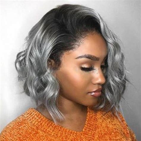 gray hair wigs  african american women  wig female gray hair wit   wig hairstyles