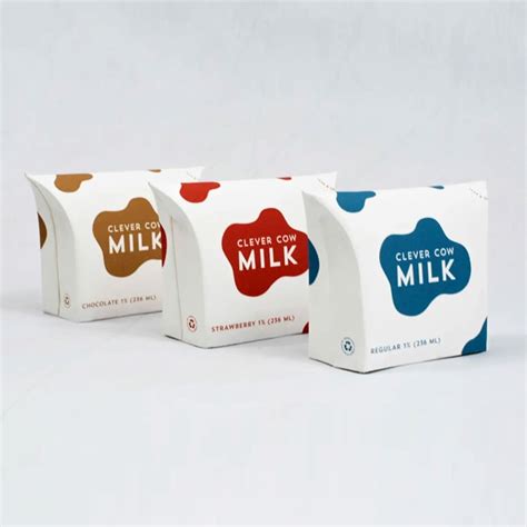 custom milk boxes wholesale packaging  logo
