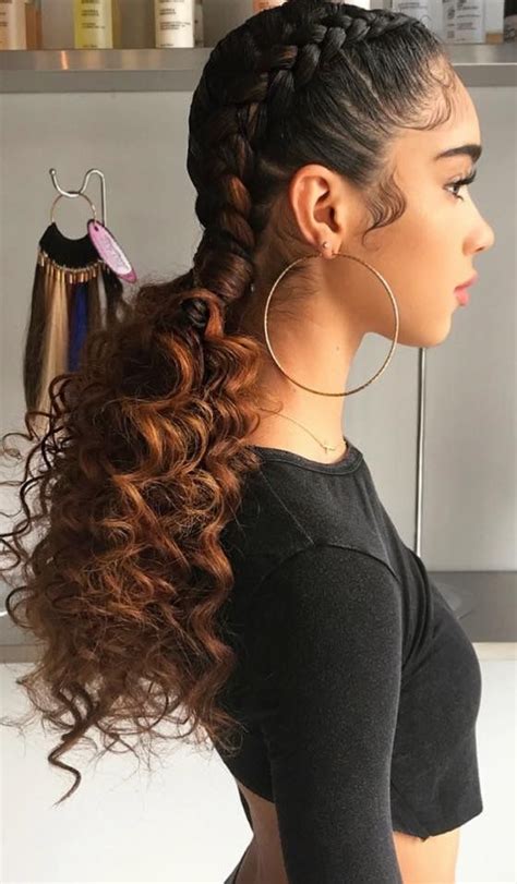 braids   hair curly  simple hairstyles