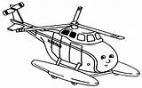 Harold Helikopter Mewarnai Coloringhome sketch template