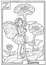 Coloring Pages Fairy Fairies Flower Printable Colouring Alphabet Princess Zinnia Book Sheets Kids Letter Gif Popular Adults Autumn Hope Enjoy sketch template