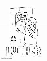Luther Martin Coloring Reformation 95 Theses Pages Clipart Rose Sunday History Word Wisdom Protestant Kids Für Color Kinder Grundschule Henry sketch template