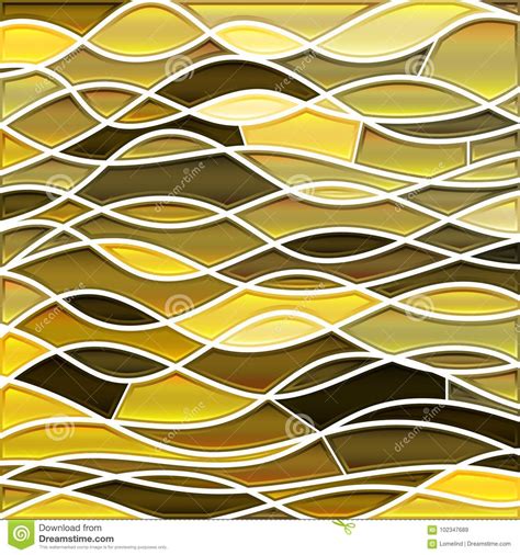 Abstract Stained Glass Mosaic Background Stock