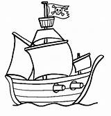 Bateau Coloriages Navire Transport Pirates Enfants Colorear Buzz2000 sketch template