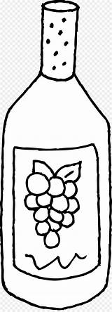 Mewarnai Fizzy Botol Botella Anggur Minum Bebidas Minuman Vaso Botellas Gaseosas Buku Buah Bersoda Klipartz sketch template