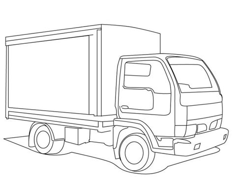fascinating truck coloring pages  kids  activity truck coloring pages easy coloring